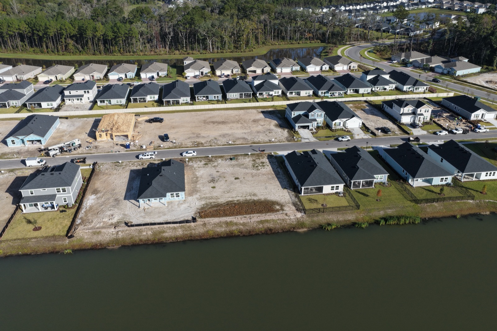Drone frame from the 200 ft orbit