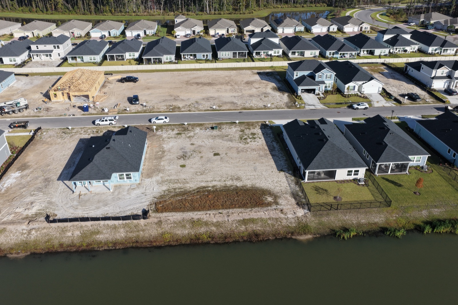Drone frame from the 150 ft orbit